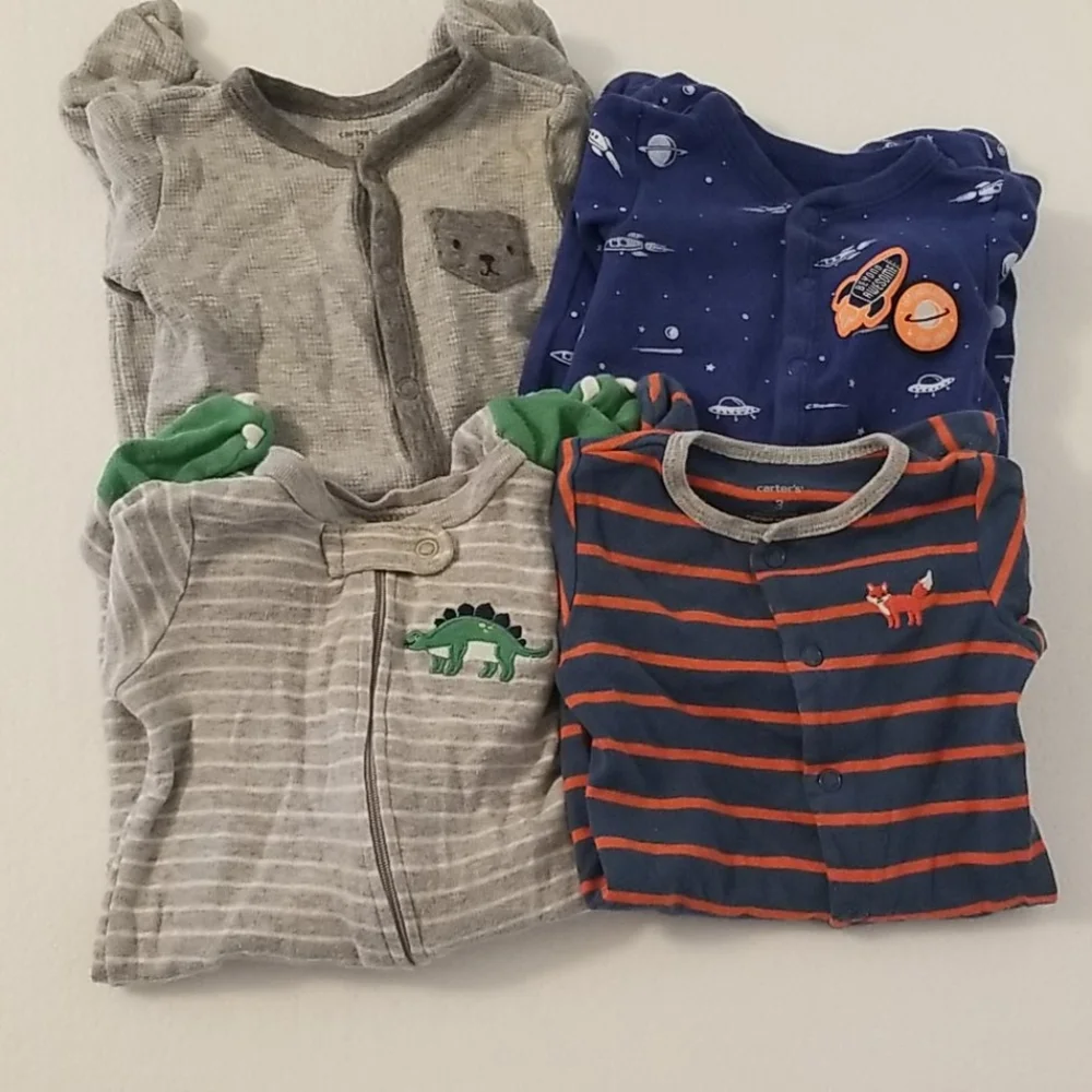 Carter's Size 3 Months Pajama Bundle